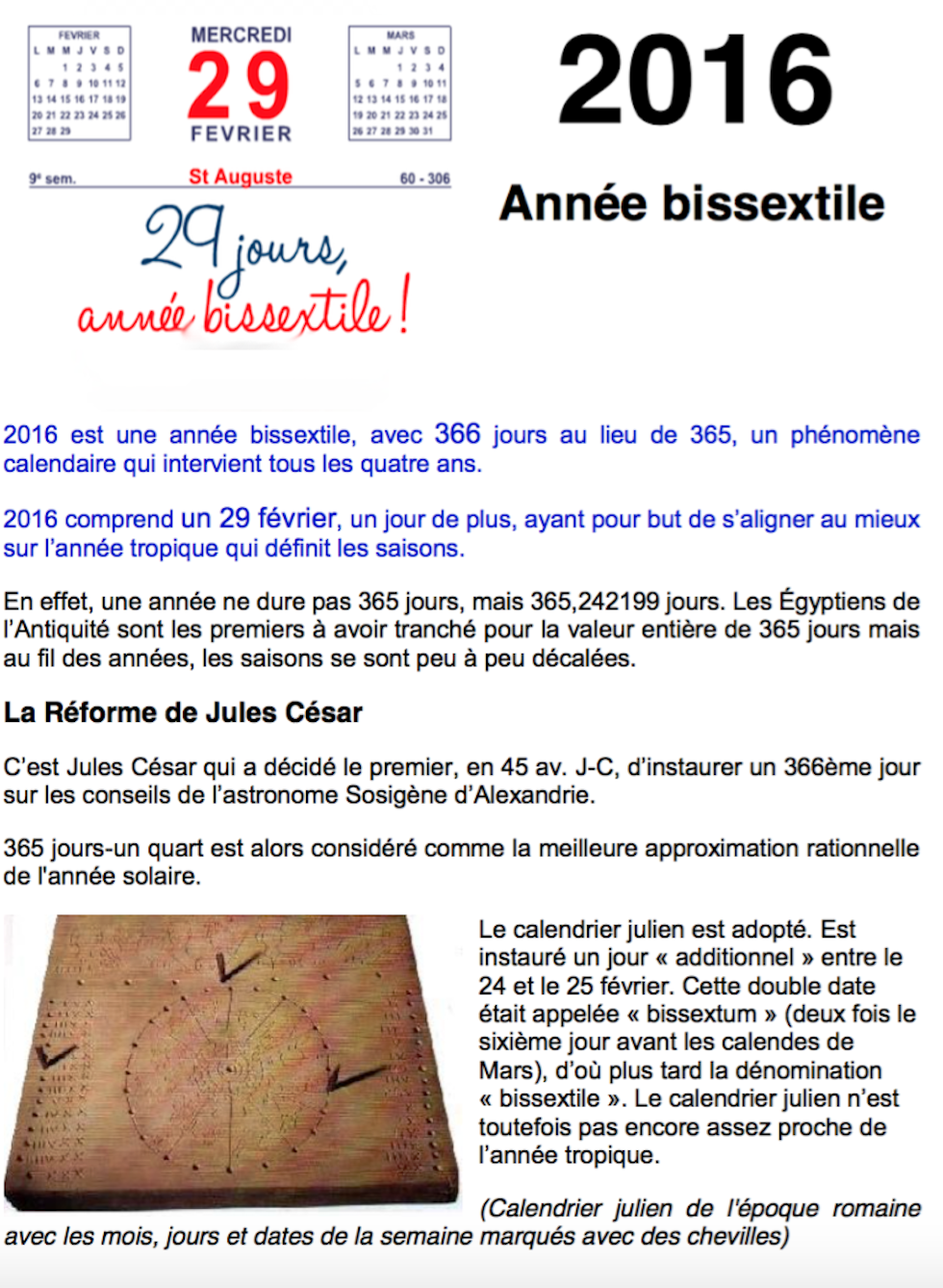 annee bisectile