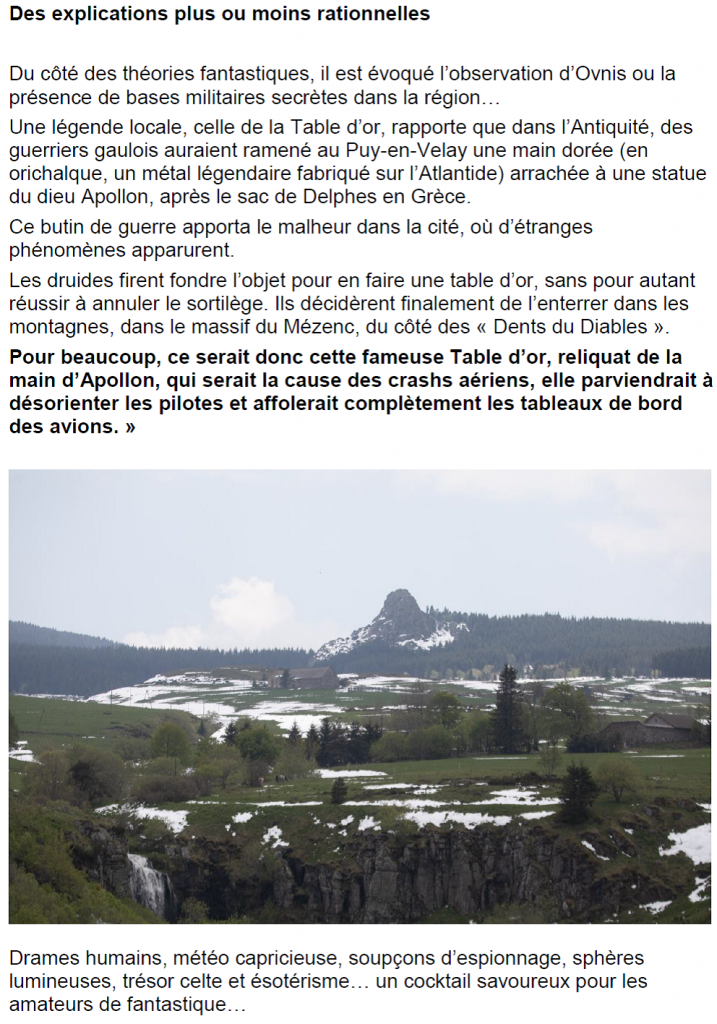 Le triangle de la Burle Bermudes en Cévennes Noz'infos