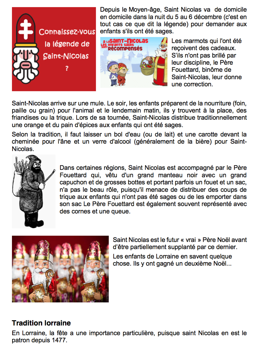 LA SAINT NICOLAS = 6 DÉCEMBRE… | Noz'infos